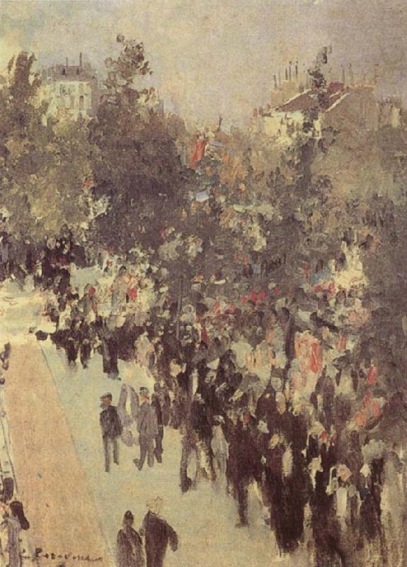 Konstantin Alexeievich Korovin Boulevard des Capucines china oil painting image